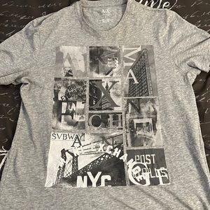 Armani Exchange Gray Small Shirt